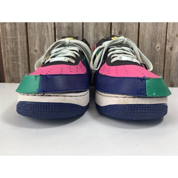 Nike Air Force 1/1 Black Multi-Color Hook And Loop Mens Shoe Size 10 - Picture 3 of 9